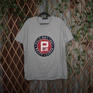 XL - Polo Ralph Lauren EST 1967 circle embroider t-shirt